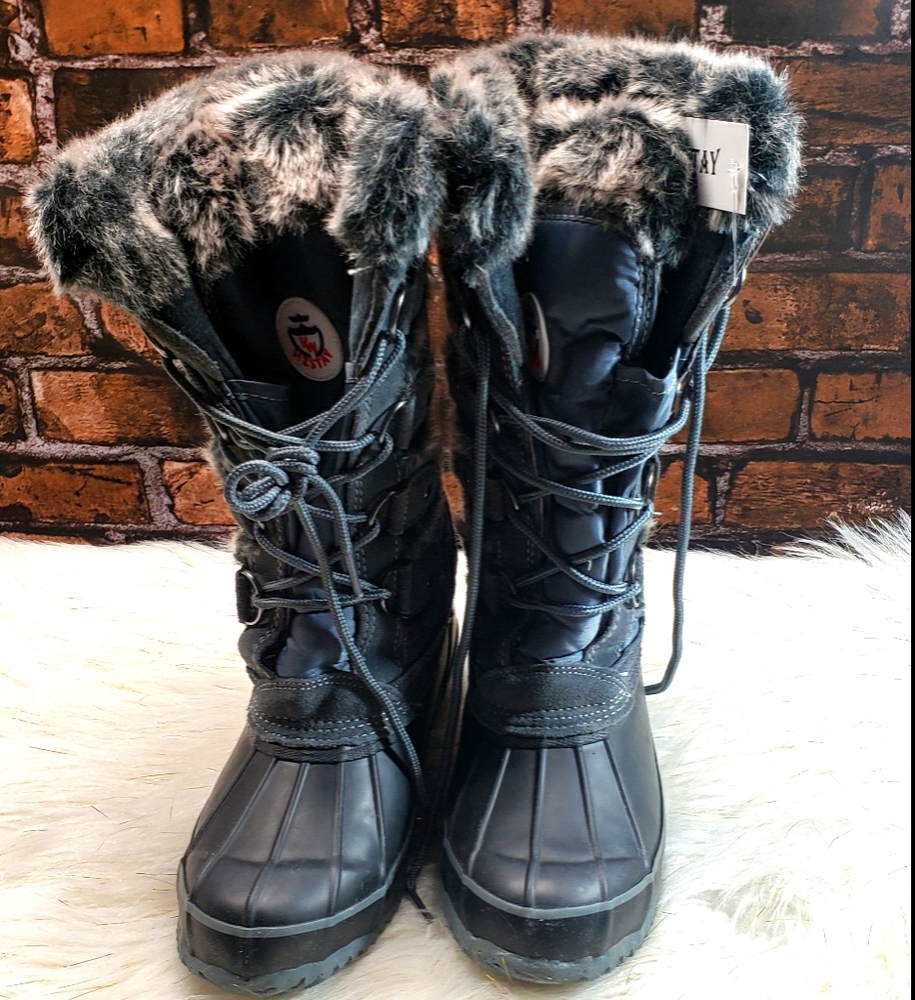 HZSTAY Cow Suede Leather Boots